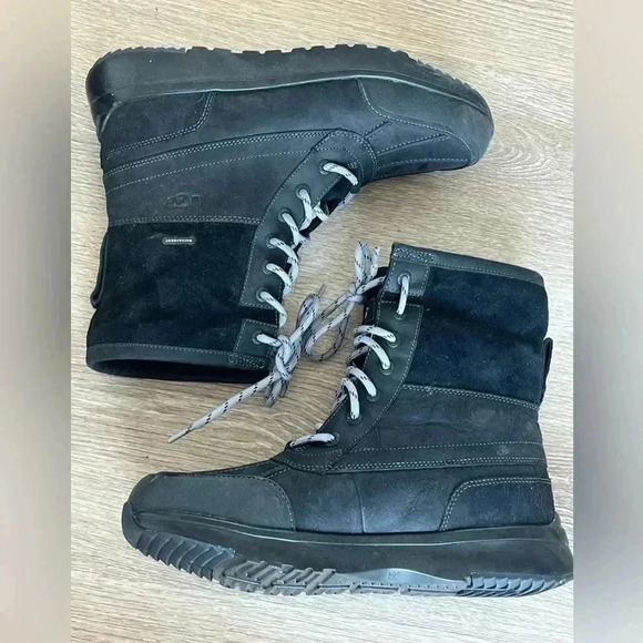 UGG Men's Eliasson Black Waterproof Winter Boots Size 8.5 New -20° Rated - Picture 4 of 13